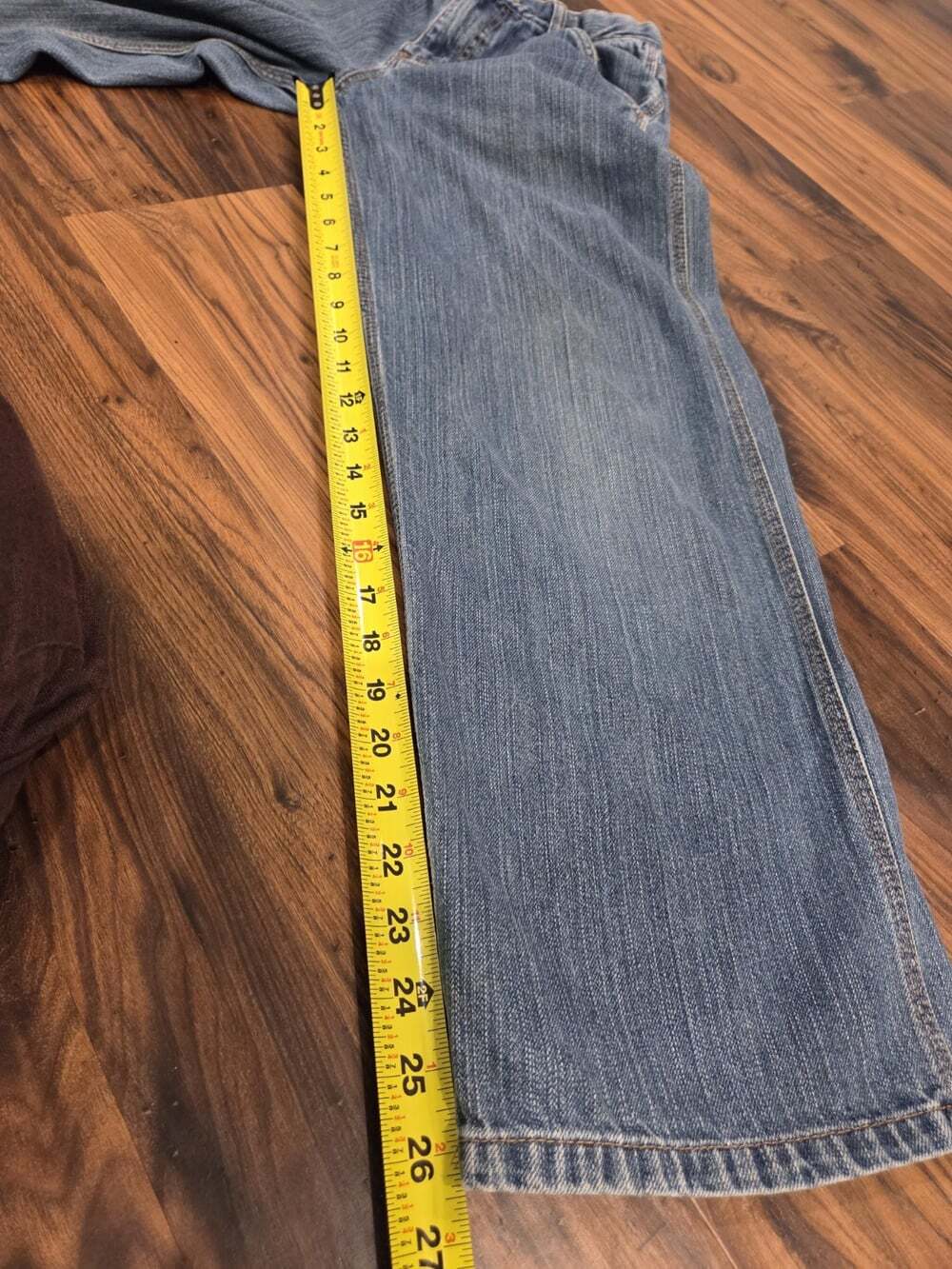 Boys Carhartt Carpenter Jeans Size 14 - Adjustable Waist, Durable Denim Workwear - Picture 10 of 12
